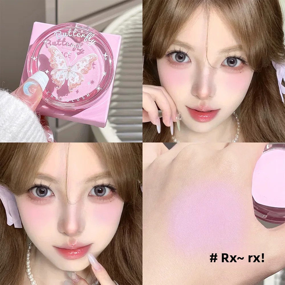 Beauty Makeup Look - Палетка румян Romantic Butterfly 3-в-1: матовые