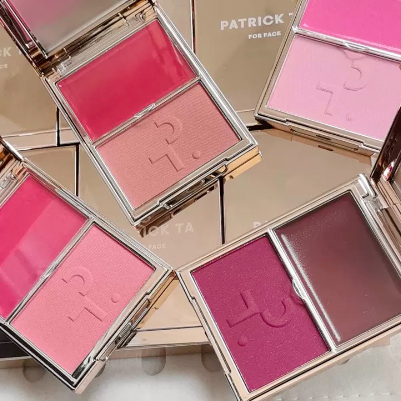 Huda Beauty Makeup Mini Kit - Двухцветные натуральные матовые кремовые румяна-контур Patrick,