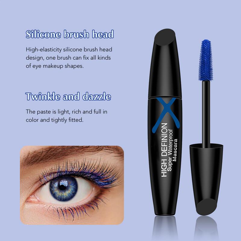 Синяя тушь для ресниц, объемна – обзор и цена Waterproof Mascara Wand