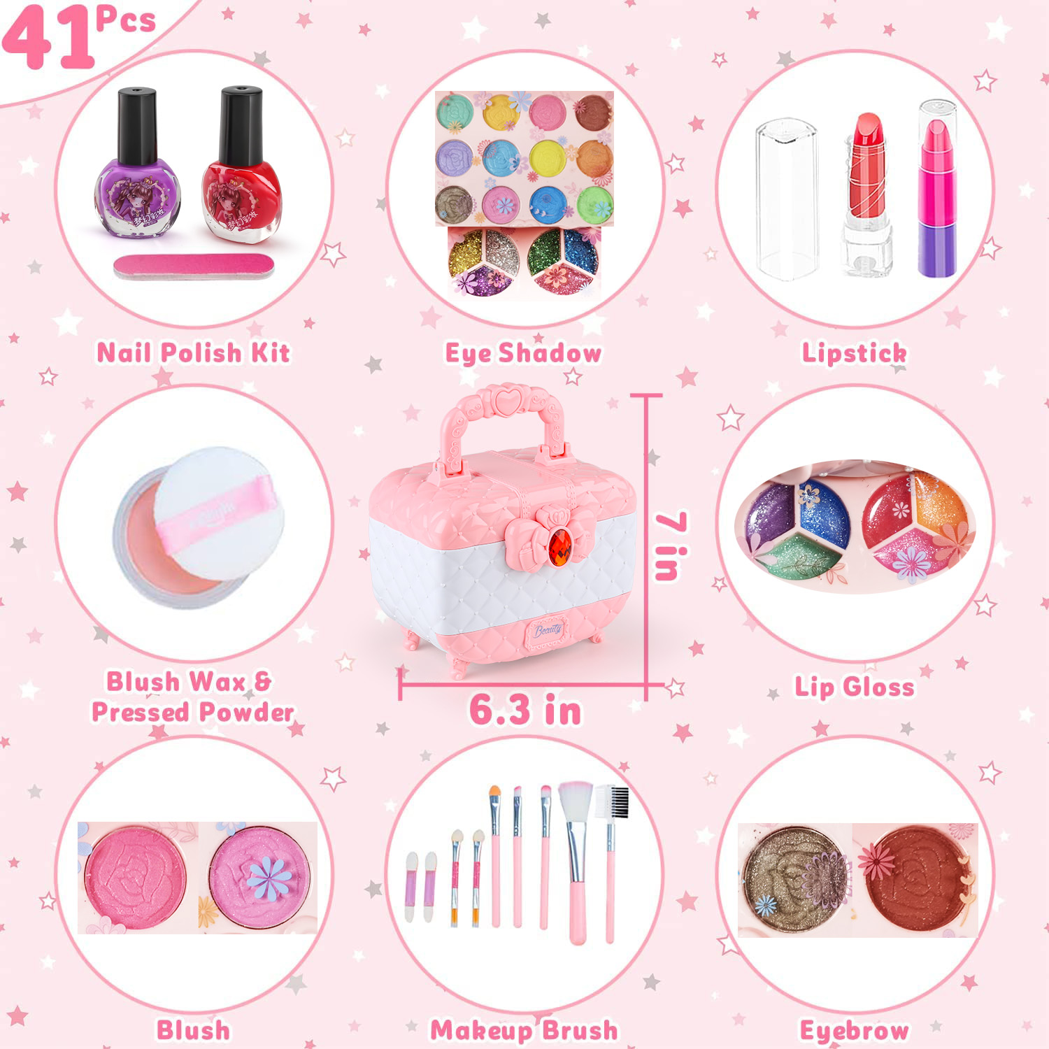 Детский набор игрушек для маки – обзор и цена Beauty Makeup Set For Kids