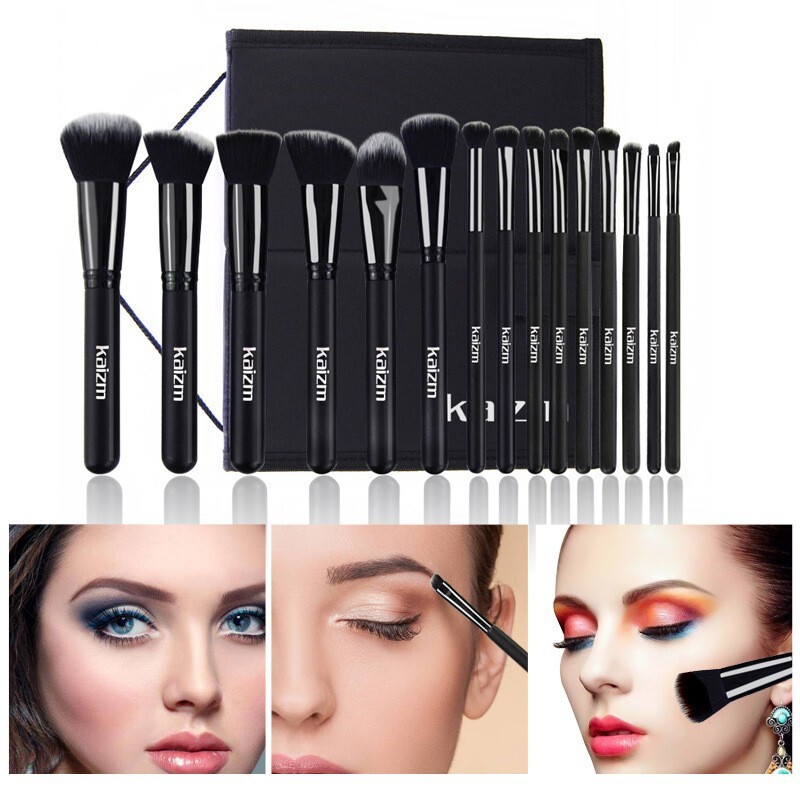 Набор из 15 черных кистей для  – обзор и цена Your Beauty Makeup