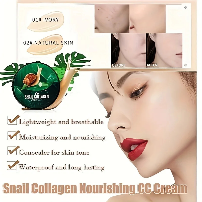CC-крем с коллагеном улитки, B – обзор и цена Beauty Makeup Foundation