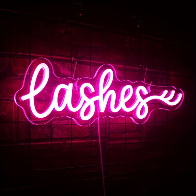 Розовые светодиодные ресницы,  – обзор и цена Beauty Makeup Studio
