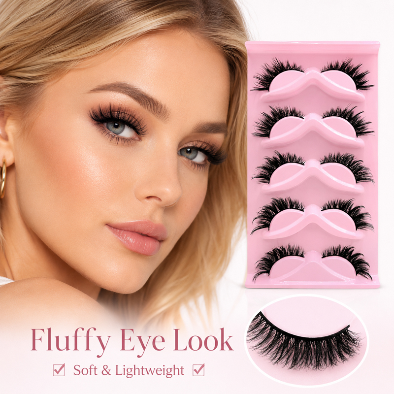 5 пар, 2 стиля: Накладные ресн – обзор и цена Beauty Makeup Look