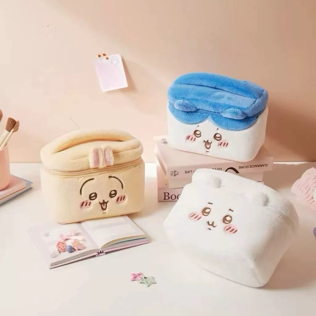 Плюшевая косметичка Chiikawa:  – обзор и цена Beauty Preservation Makeup Bag