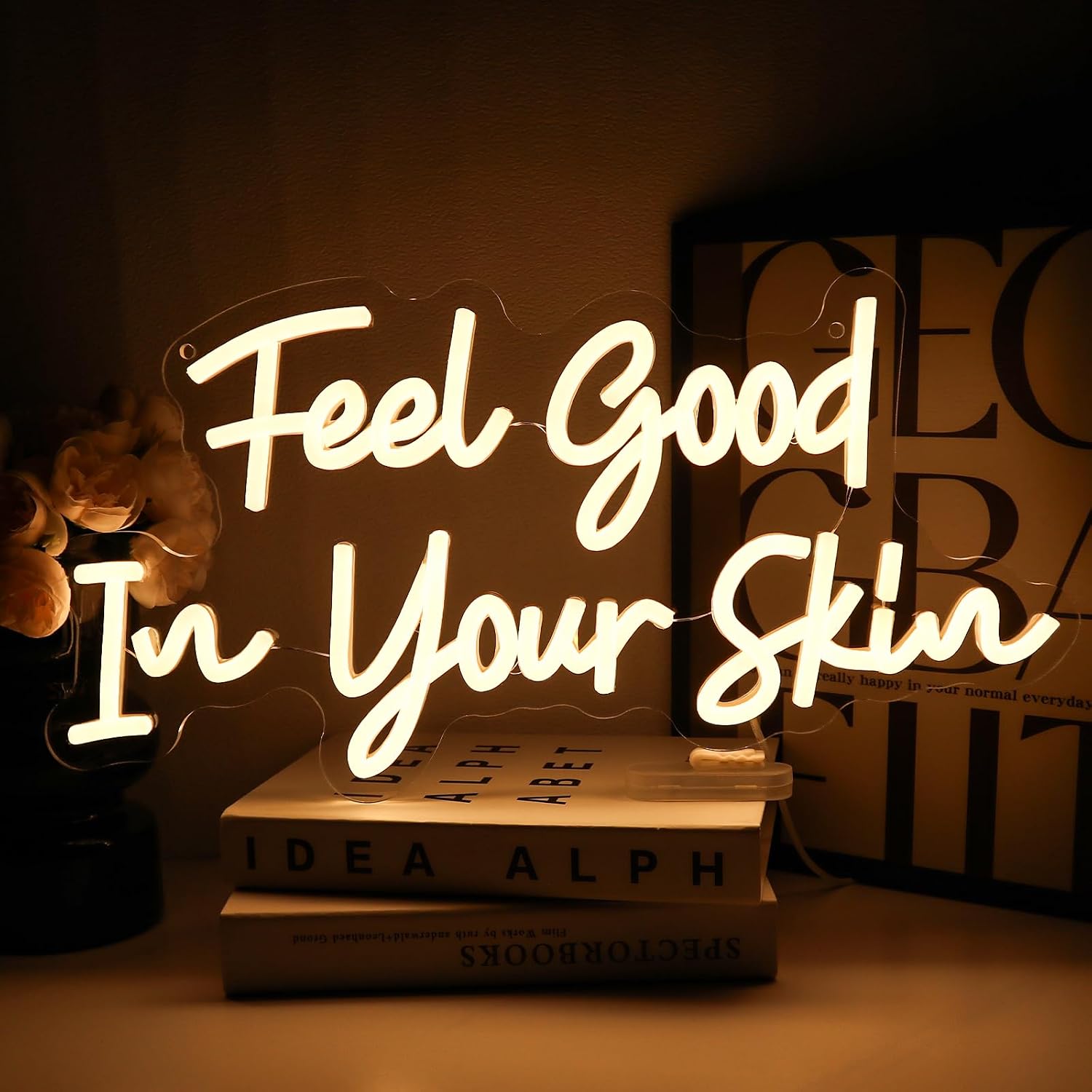 Неоновая LED-вывеска «Feel Goo – обзор и цена Your Beauty Makeup