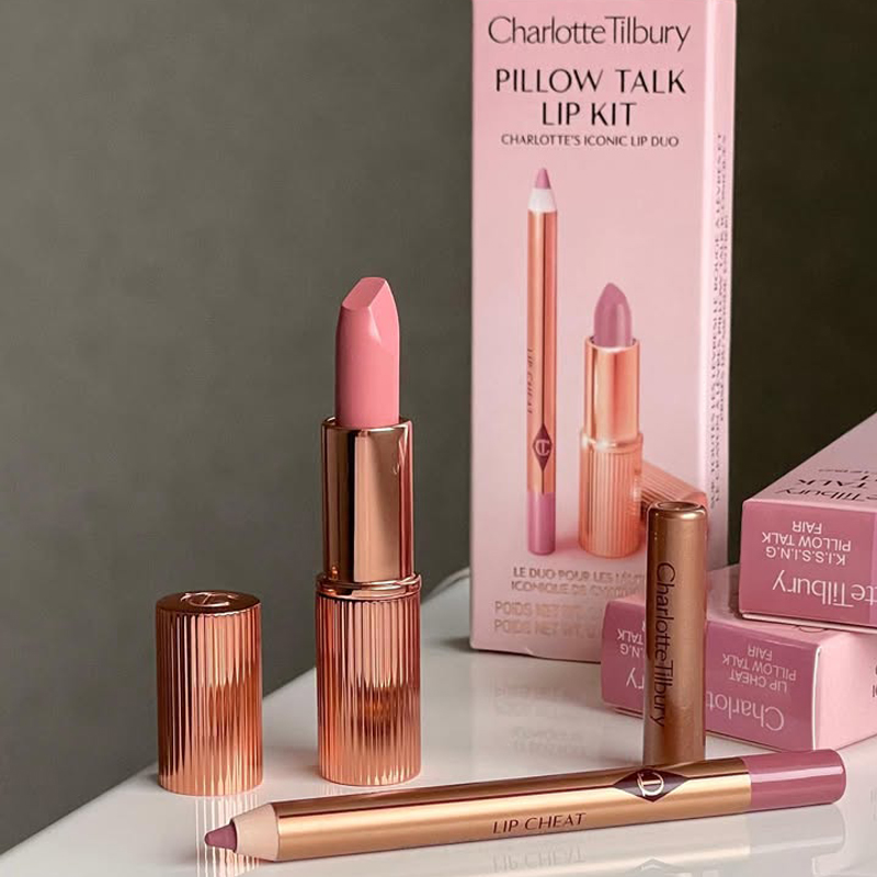 Charlotte Tilbury PILLOW TALK  – обзор и цена Huda Beauty Makeup Mini Kit